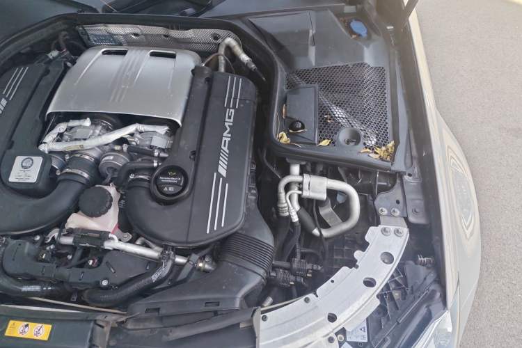 Used Mercedes-Benz C-Class AMG 2019 AMG C 63 Coupe Engine Bay Left