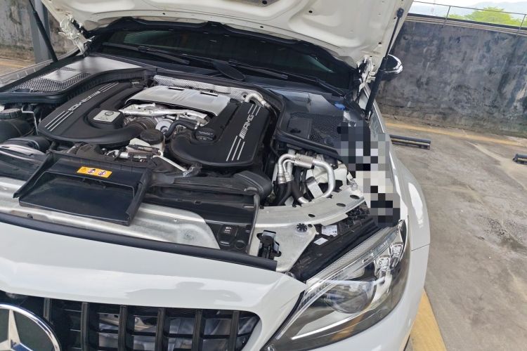 Used Mercedes-Benz C-Class AMG 2019 AMG C 63 Coupe Engine Bay Left