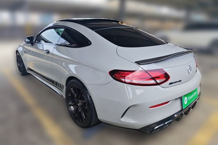 Used Mercedes-Benz C-Class AMG 2019 AMG C 63 Coupe Rear Left 45 Deg