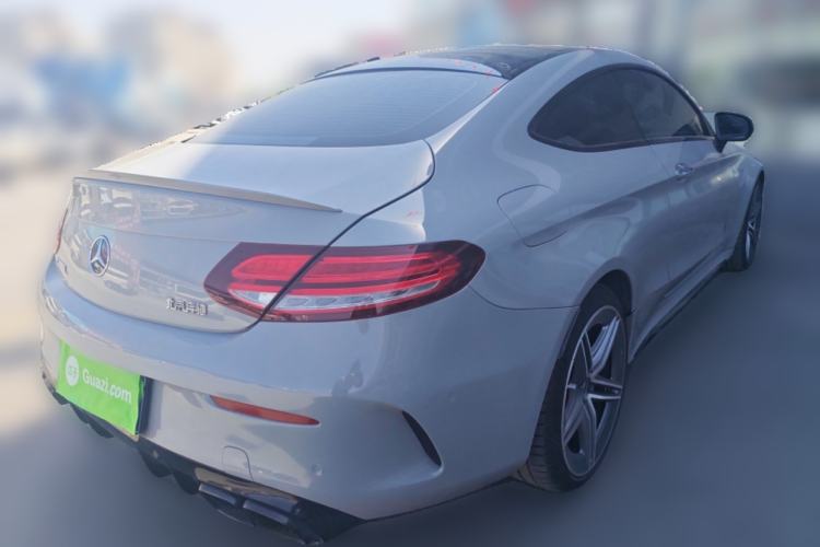 Used Mercedes-Benz C-Class AMG 2019 AMG C 63 Coupe Rear Right 45 Deg