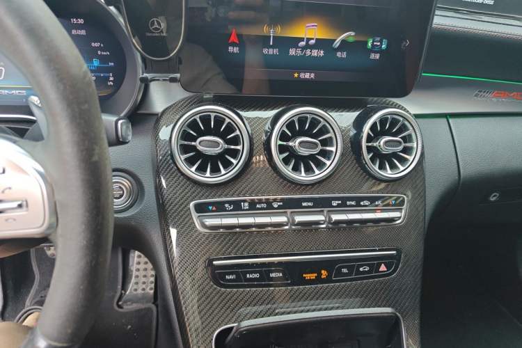 Used Mercedes-Benz C-Class AMG 2019 AMG C 43 4MATIC Audio And AC Panel