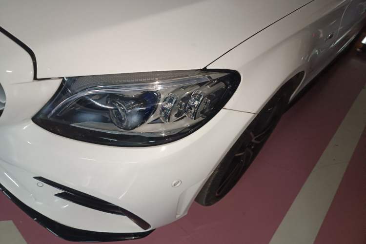 Used Mercedes-Benz C-Class AMG 2019 AMG C 43 4MATIC Coupe Left Front Headlight