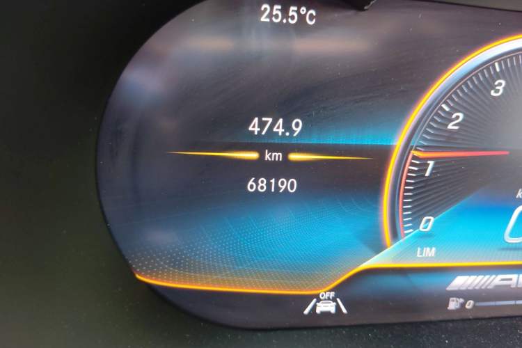 Used Mercedes-Benz C-Class AMG 2019 AMG C 43 4MATIC Estate Special Edition Odometer Close Up
