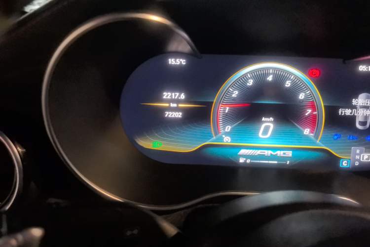 Used Mercedes-Benz C-Class AMG 2019 AMG C 43 4MATIC Coupe Odometer Close Up