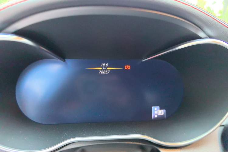 Used Mercedes-Benz C-Class AMG 2019 AMG C 43 4MATIC Odometer Close Up