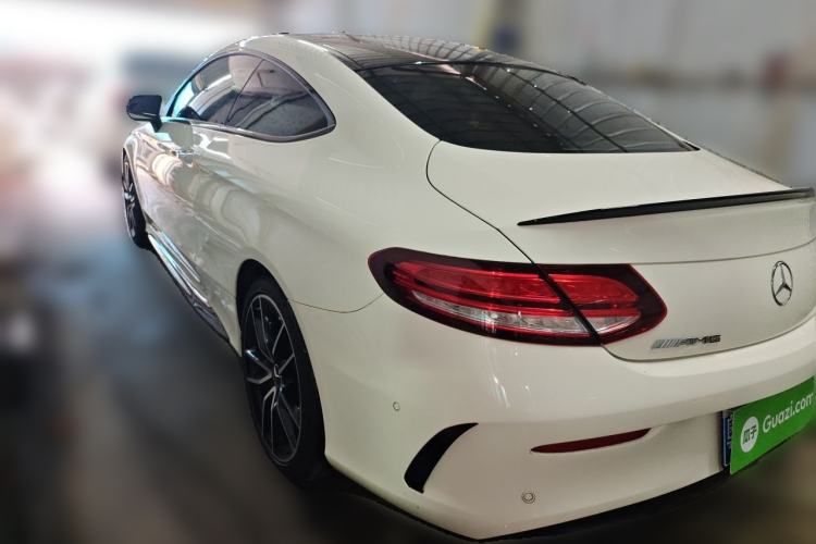 Used Mercedes-Benz C-Class AMG 2019 AMG C 43 4MATIC Coupe Rear Left 45 Deg