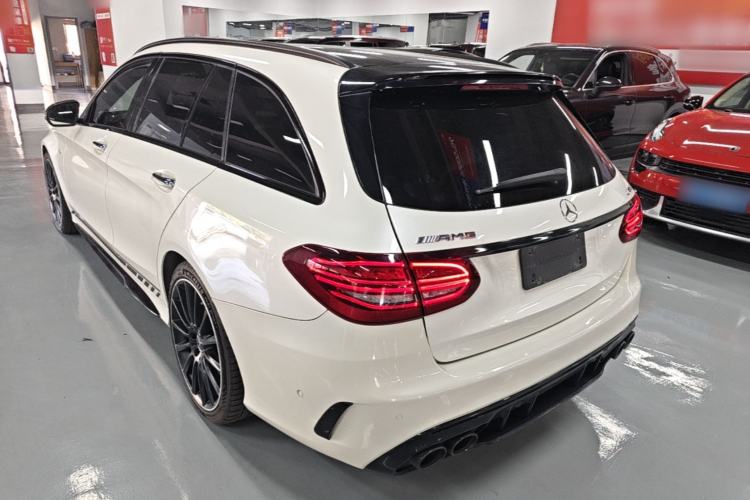 Used Mercedes-Benz C-Class AMG 2019 AMG C 43 4MATIC Estate Special Edition Rear Left 45 Deg