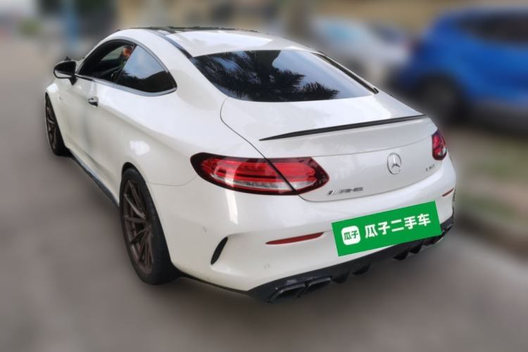 Used Mercedes-Benz C-Class AMG 2019 AMG C 63 Coupe Rear Left 45 Deg