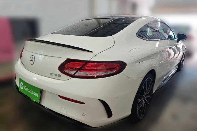 Used Mercedes-Benz C-Class AMG 2019 AMG C 43 4MATIC Coupe Rear Right 45 Deg