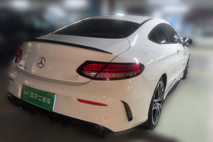 Used Mercedes-Benz C-Class AMG 2019 AMG C 43 4MATIC Coupe Rear Right 45 Deg