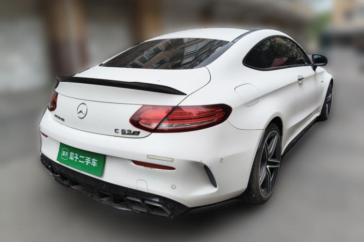 Used Mercedes-Benz C-Class AMG 2019 AMG C 63 Coupe Rear Right 45 Deg