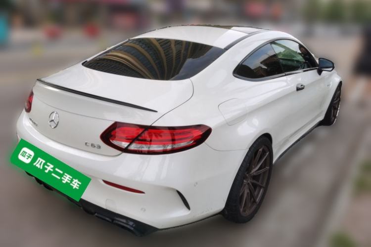 Used Mercedes-Benz C-Class AMG 2019 AMG C 63 Coupe Rear Right 45 Deg