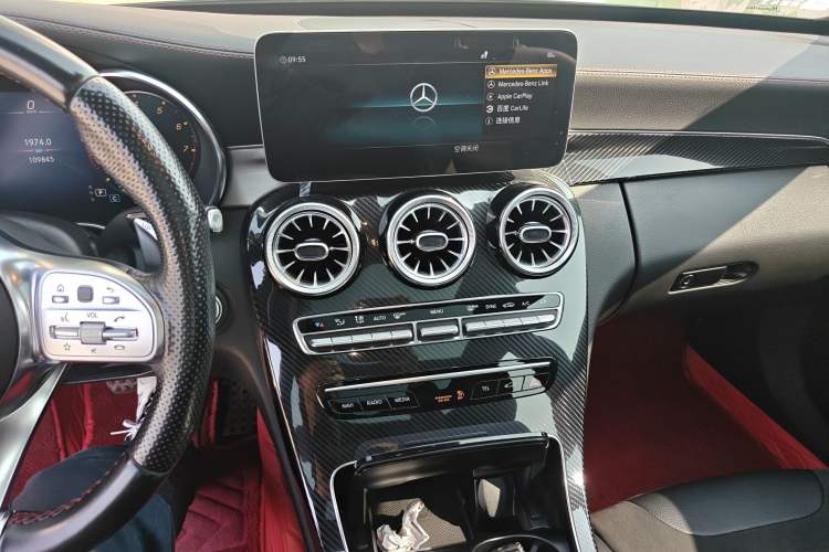 Used Mercedes-Benz C-Class AMG 2021 AMG C 43 4MATIC Audio And AC Panel