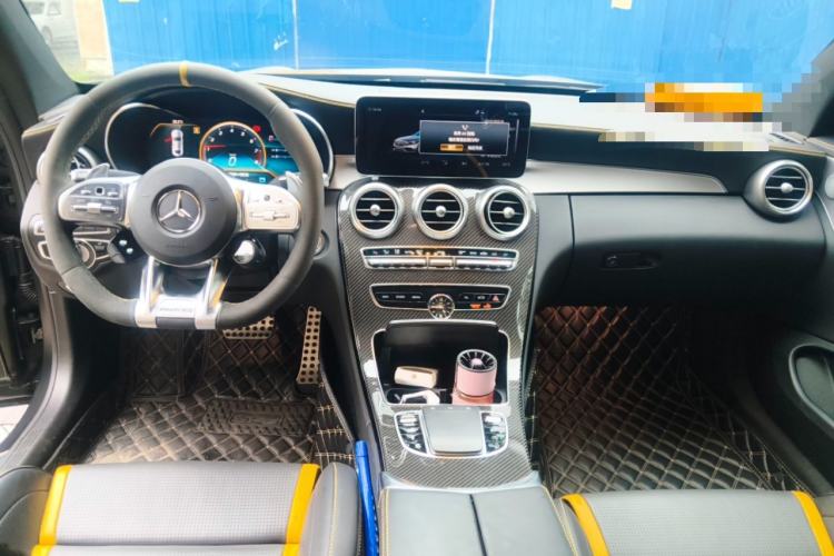 Used Mercedes-Benz C-Class AMG 2021 AMG C 63 Coupe Night Edition Center Console