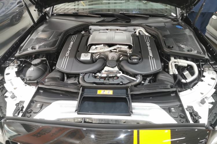 Used Mercedes-Benz C-Class AMG 2021 AMG C 63 Night Edition Engine Bay