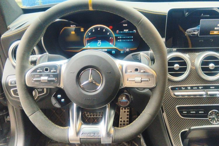 Used Mercedes-Benz C-Class AMG 2021 AMG C 63 Coupe Night Edition Steering Wheel
