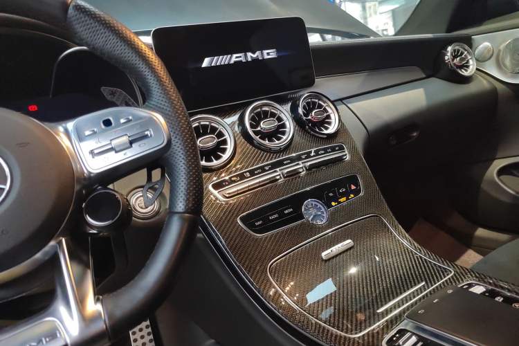 Used Mercedes-Benz C-Class AMG 2021 AMG C 63 Coupe Audio And AC Panel