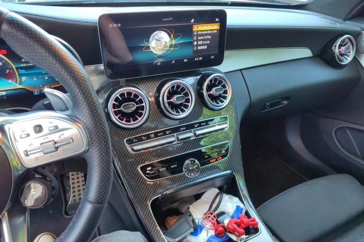 Used Mercedes-Benz C-Class AMG 2021 AMG C 63 Coupe Audio And AC Panel