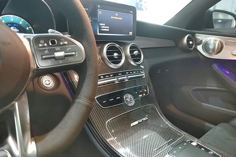 Used Mercedes-Benz C-Class AMG 2021 AMG C 63 Coupe Audio And AC Panel