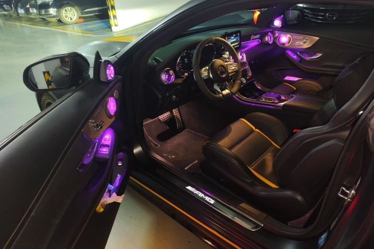 Used Mercedes-Benz C-Class AMG 2021 AMG C 63 Coupe Night Edition Driver Seat