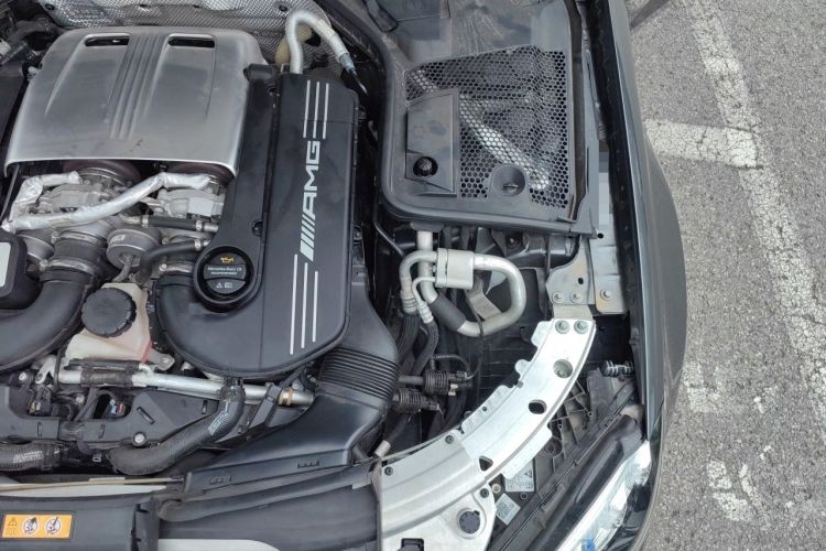 Used Mercedes-Benz C-Class AMG 2021 AMG C 63 Engine Bay Left
