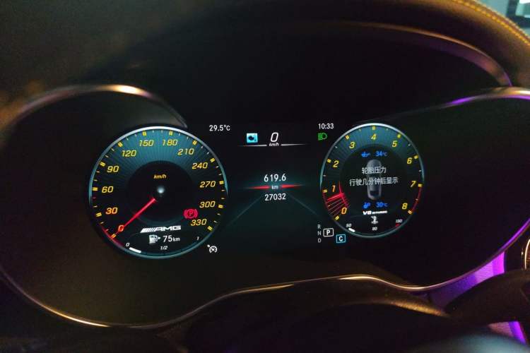 Used Mercedes-Benz C-Class AMG 2021 AMG C 63 Coupe Night Edition Instrument Cluster