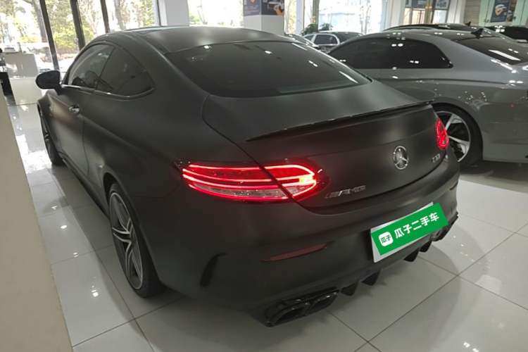 Used Mercedes-Benz C-Class AMG 2021 AMG C 63 Coupe Rear Left 45 Deg