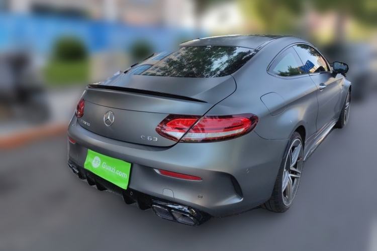 Used Mercedes-Benz C-Class AMG 2021 AMG C 63 Coupe Rear Right 45 Deg