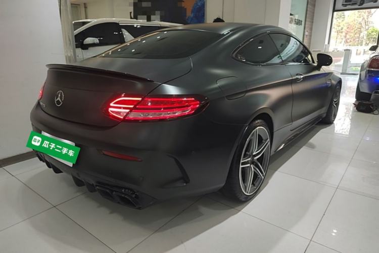 Used Mercedes-Benz C-Class AMG 2021 AMG C 63 Coupe Rear Right 45 Deg