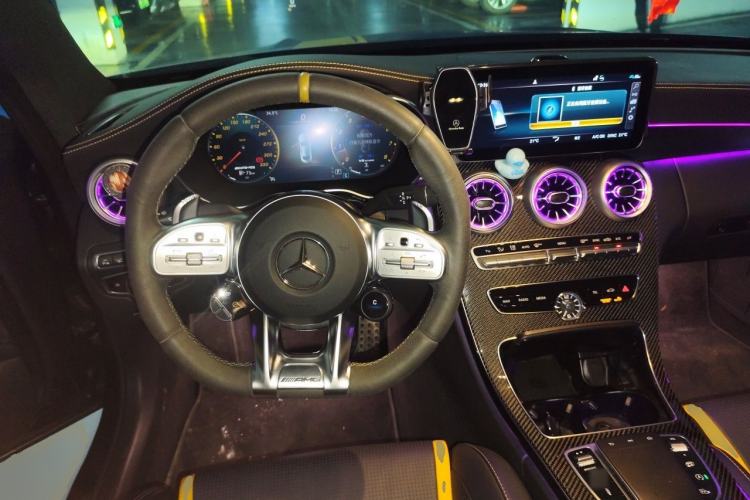 Used Mercedes-Benz C-Class AMG 2021 AMG C 63 Coupe Night Edition Steering Wheel