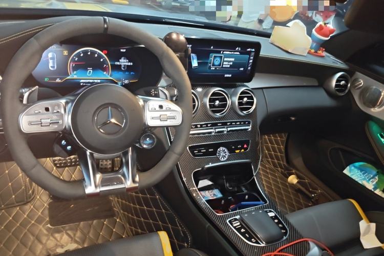 Used Mercedes-Benz C-Class AMG 2021 AMG C 63 Coupe Night Edition Center Console