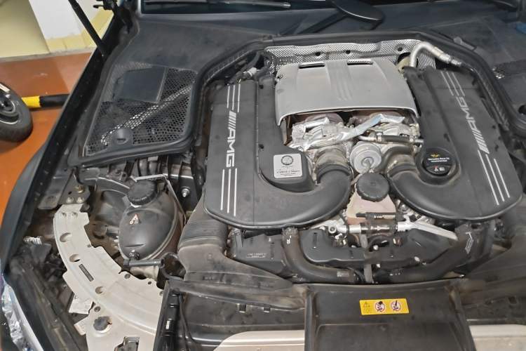 Used Mercedes-Benz C-Class AMG 2021 AMG C 63 Coupe Night Edition Engine Bay Right