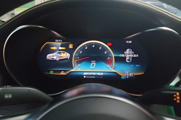 Used Mercedes-Benz C-Class AMG 2021 AMG C 63 Coupe Night Edition Instrument Cluster