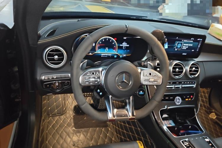 Used Mercedes-Benz C-Class AMG 2021 AMG C 63 Coupe Night Edition Steering Wheel