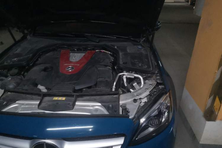 Used Mercedes-Benz C-Class AMG 2023 AMG C 43 4MATIC Coupe Engine Bay Left
