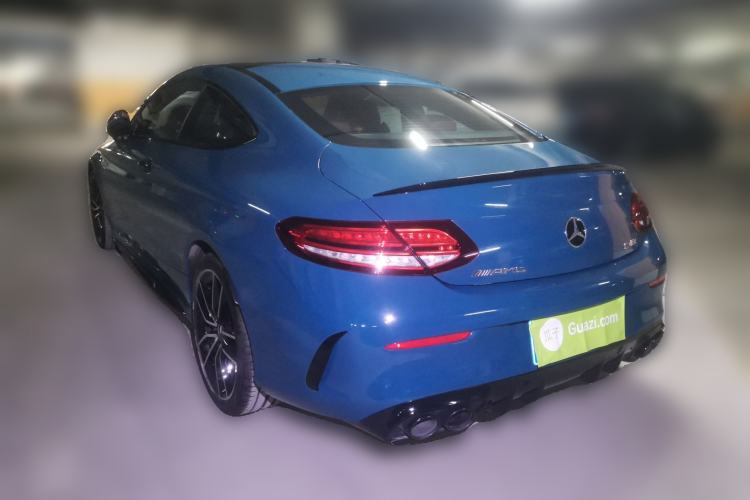 Used Mercedes-Benz C-Class AMG 2023 AMG C 43 4MATIC Coupe Rear Left 45 Deg