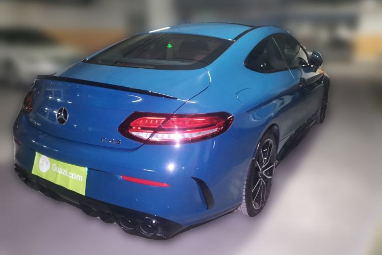 Used Mercedes-Benz C-Class AMG 2023 AMG C 43 4MATIC Coupe Rear Right 45 Deg