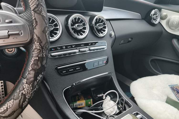 Used Mercedes-Benz C-Class AMG 2023 AMG C 43 4MATIC Coupe Audio And AC Panel