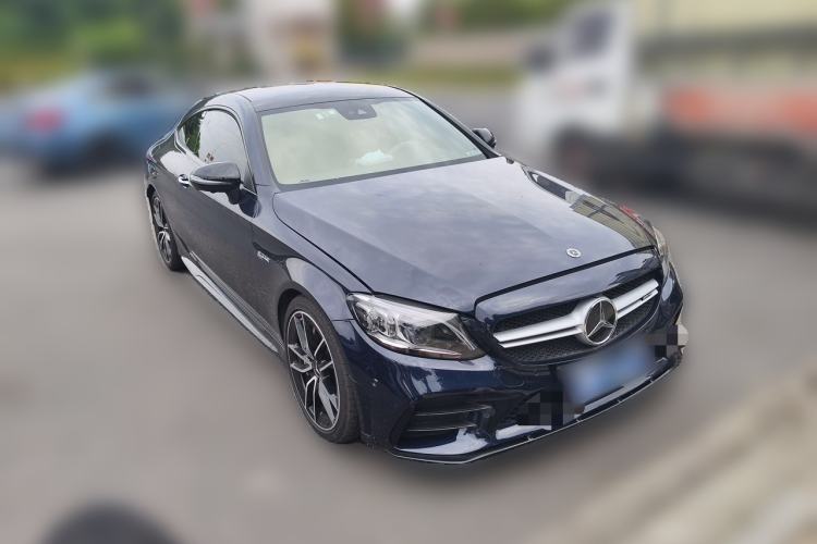 Used Mercedes-Benz C-Class AMG 2023 AMG C 43 4MATIC Coupe Front Right 45 Deg