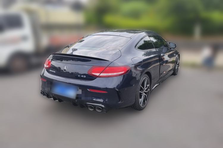 Used Mercedes-Benz C-Class AMG 2023 AMG C 43 4MATIC Coupe Rear Right 45 Deg