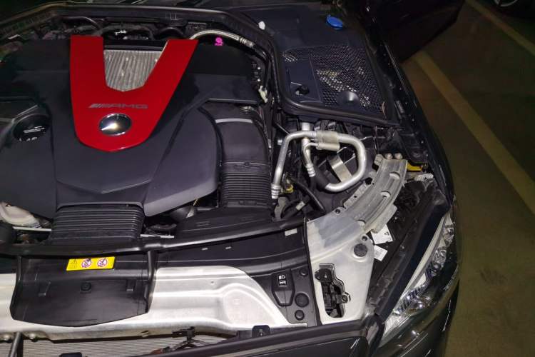 Used Mercedes-Benz C-Class AMG 2023 AMG C 43 4MATIC Coupe Engine Bay Left