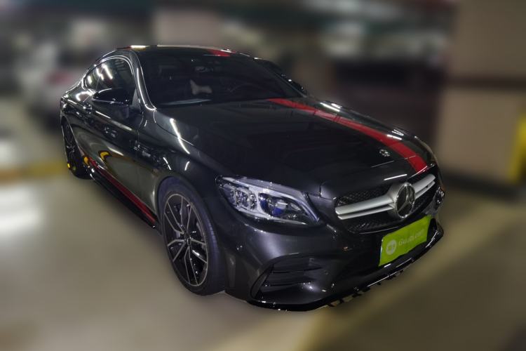 Used Mercedes-Benz C-Class AMG 2023 AMG C 43 4MATIC Coupe Front Right 45 Deg