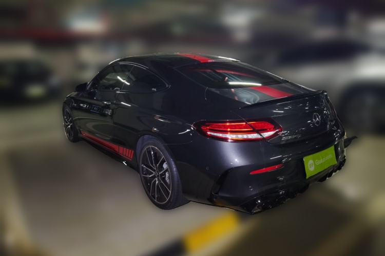 Used Mercedes-Benz C-Class AMG 2023 AMG C 43 4MATIC Coupe Rear Left 45 Deg