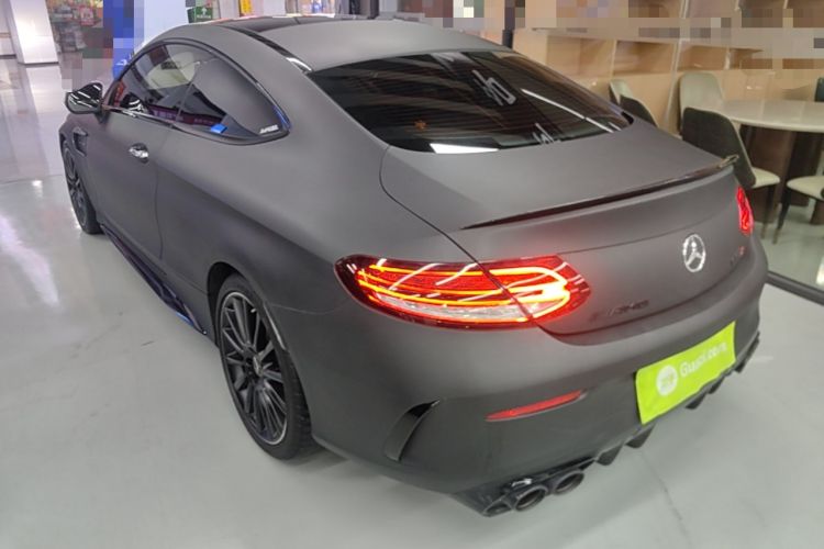 Used Mercedes-Benz C-Class AMG 2023 AMG C 43 4MATIC Coupe Rear Left 45 Deg
