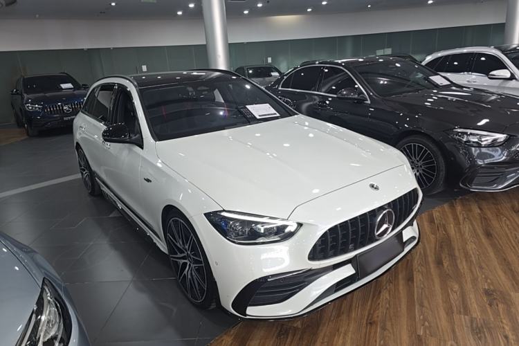 Used Mercedes-Benz C-Class AMG 2023 AMG C 43 4MATIC Estate Special Edition Front Right 45 Deg