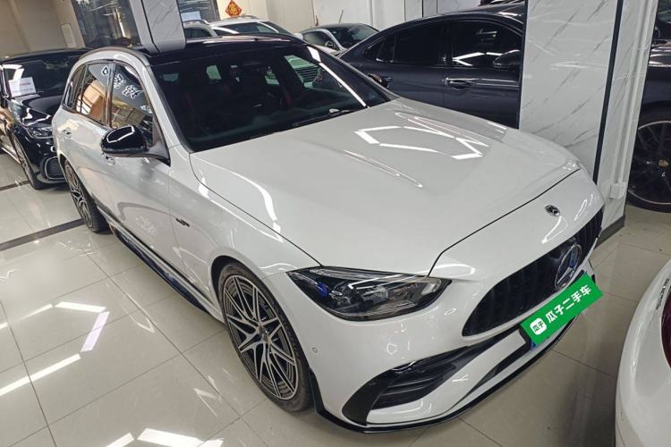 Used Mercedes-Benz C-Class AMG 2023 AMG C 43 4MATIC Estate Special Edition Front Right 45 Deg