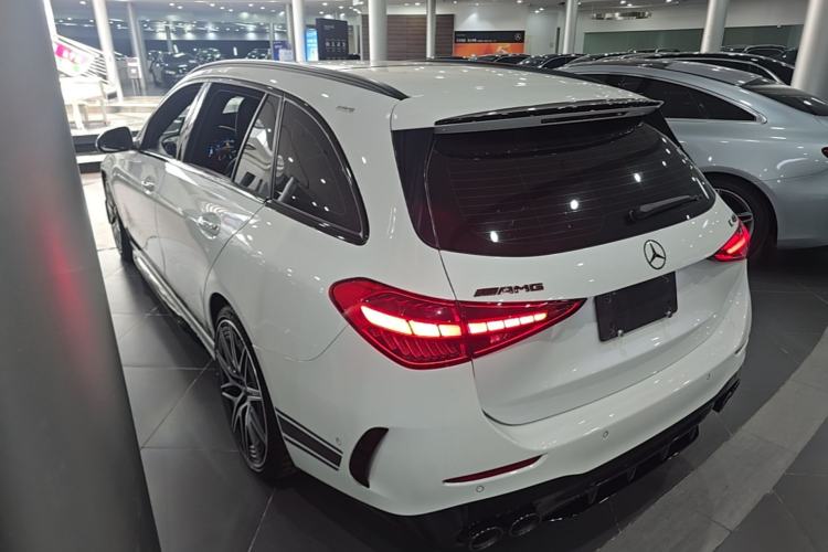 Used Mercedes-Benz C-Class AMG 2023 AMG C 43 4MATIC Estate Special Edition Rear Left 45 Deg
