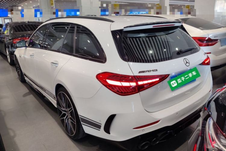 Used Mercedes-Benz C-Class AMG 2023 AMG C 43 4MATIC Estate Special Edition Rear Left 45 Deg