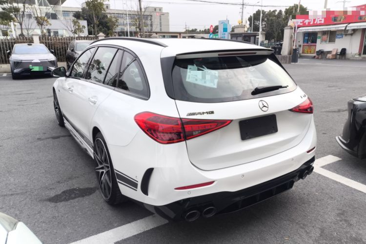 Used Mercedes-Benz C-Class AMG 2023 AMG C 43 4MATIC Estate Special Edition Rear Left 45 Deg