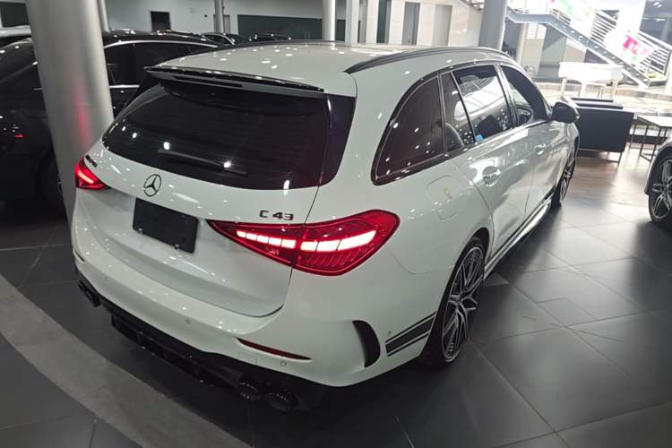 Used Mercedes-Benz C-Class AMG 2023 AMG C 43 4MATIC Estate Special Edition Rear Right 45 Deg